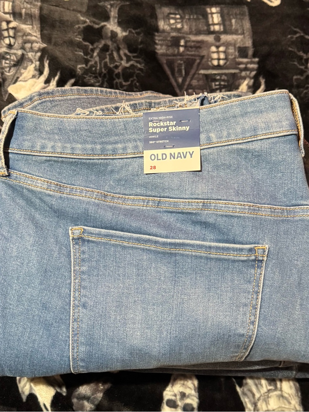 Old Navy Rockstar Super Skinny Jeans - Light Denim Blue